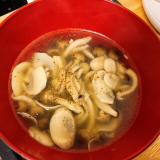 キノコのスープ
